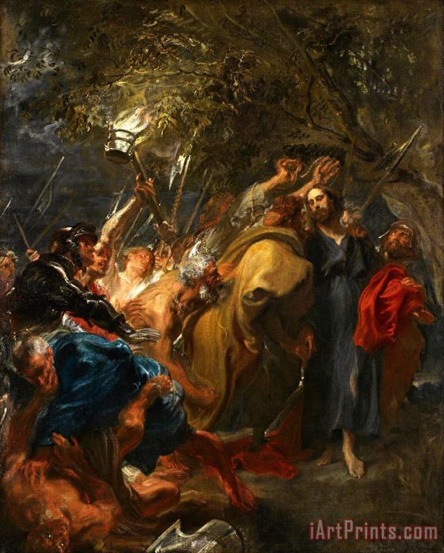The Betrayal of Christ painting - Anthonie Van Dyck The Betrayal of Christ Art Print