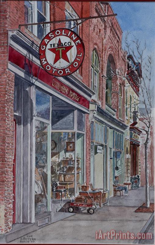Antique Shop Beacon New York painting - Anthony Butera Antique Shop Beacon New York Art Print