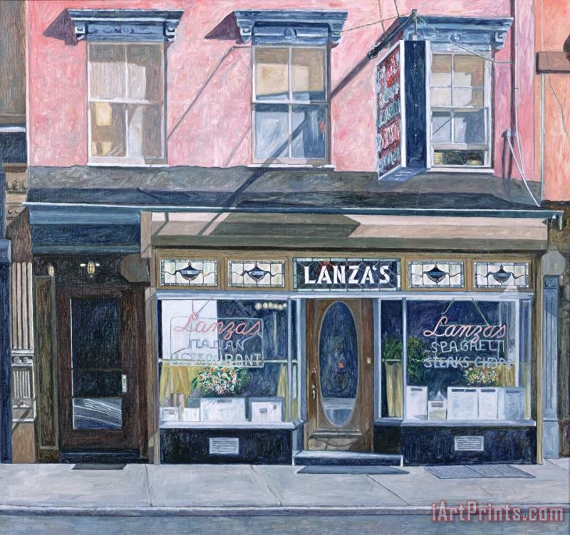 Anthony Butera Lanza's Restaurant 11th Street East Village Art Painting
