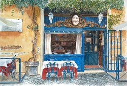 Anthony Butera Osteria Margutta Rome Italy painting