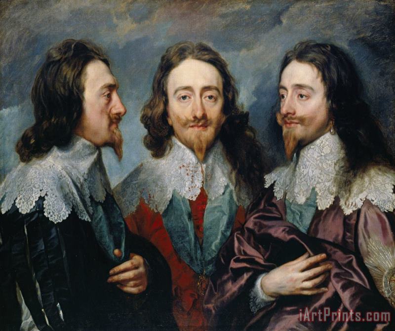 Anthony van Dyck Charles I Art Painting