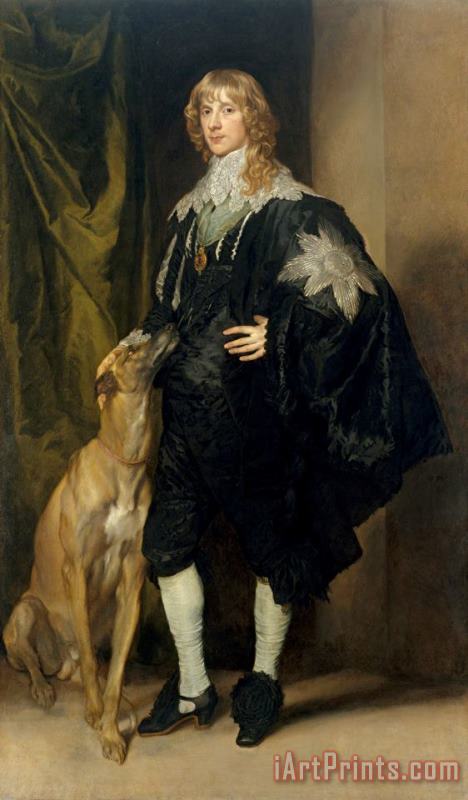 James Stuart (1612-1655), Duke of Richmond And Lennox painting - Anthony van Dyck James Stuart (1612-1655), Duke of Richmond And Lennox Art Print