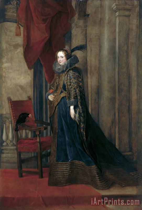 Anthony van Dyck Portrait of Paolina Adorno Brignole Sale Art Print