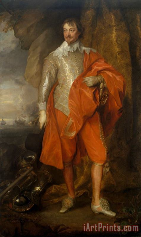 Anthony van Dyck Robert Rich (1587-1658), Second Earl of Warwick Art Print