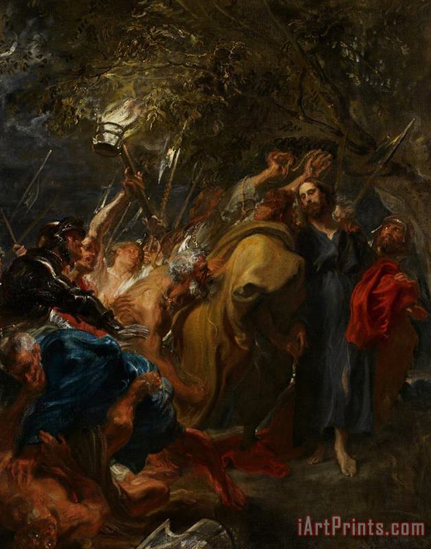 Anthony van Dyck The Betrayal Of Christ Art Painting