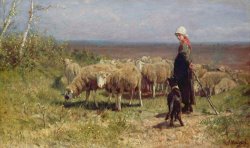 Anton Mauve Shepherdess