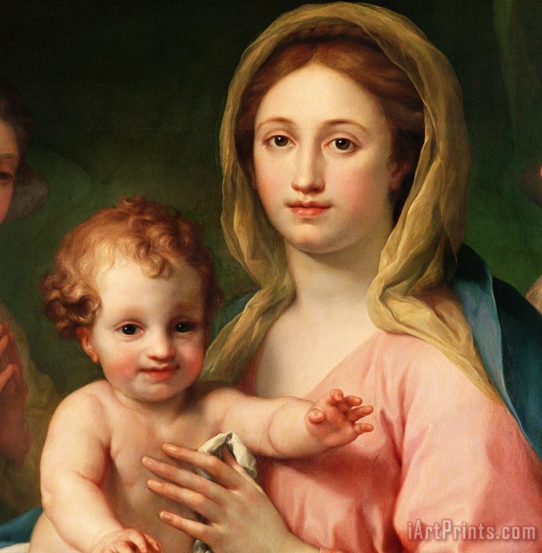 Madonna and Child painting - Anton Raphael Mengs Madonna and Child Art Print