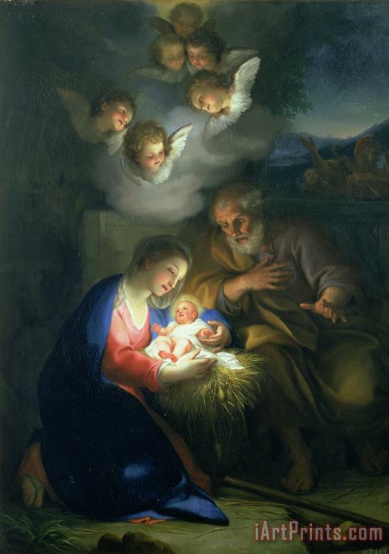 Anton Raphael Mengs Nativity Scene Art Print