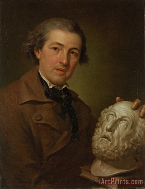 Anton Raphael Mengs Portrait of a Guiseppe Fanchi (1731 1806) Art Painting