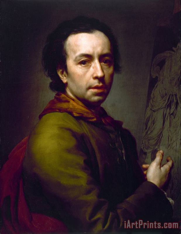 Anton Raphael Mengs Self Portrait Art Painting