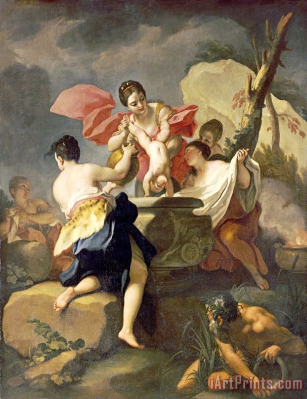 Antonio Balestra Thetis Dipping The Infant Achilles Into Water From The Styx Art Painting