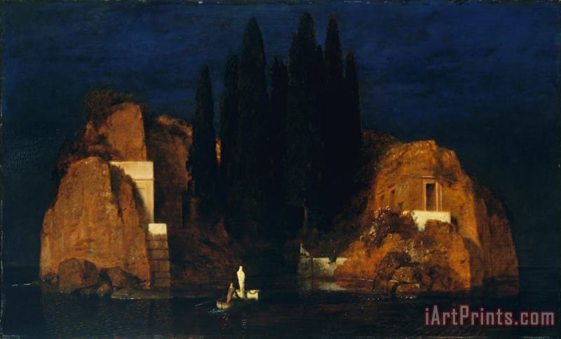 Isle of The Dead Version II painting - Arnold Bocklin Isle of The Dead Version II Art Print