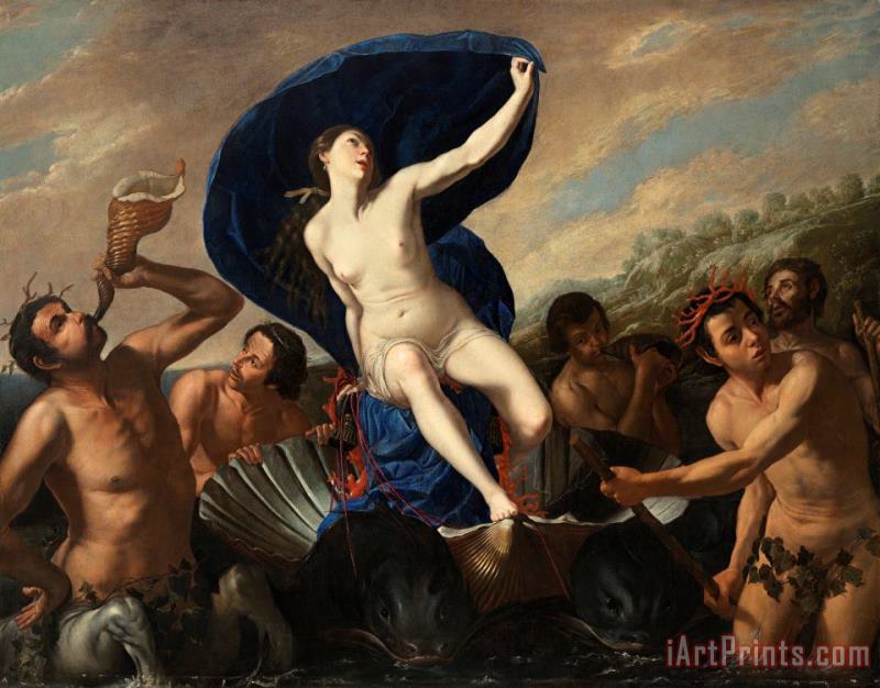 The Triumph of Galatea painting - Artemisia Gentileschi The Triumph of Galatea Art Print