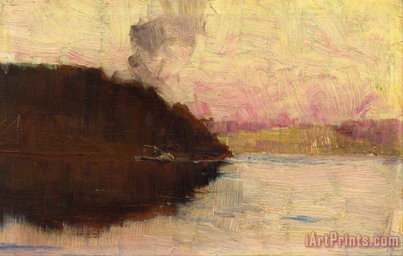 The Point Sunset painting - Arthur Claude Strachan The Point Sunset Art Print