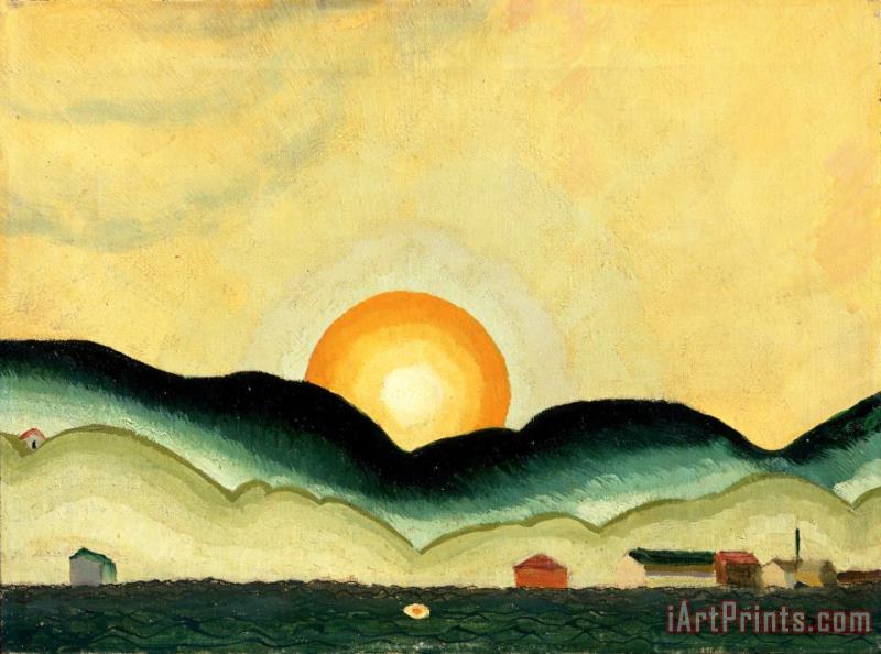 Arthur Garfield Dove Sunrise, Northport Harbor Art Painting