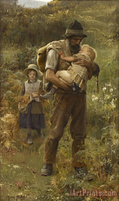 Arthur Hacker Home From The Fields Art Painting