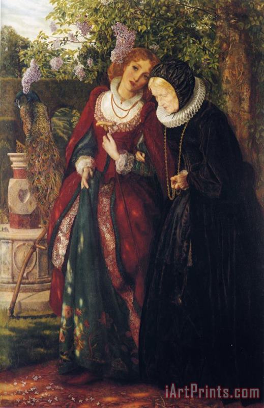 Arthur Hughes Silver And Gold Art Painting