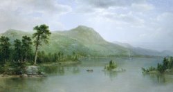 Asher Brown Durand Black Mountain from the Harbor Islands - Lake George painting