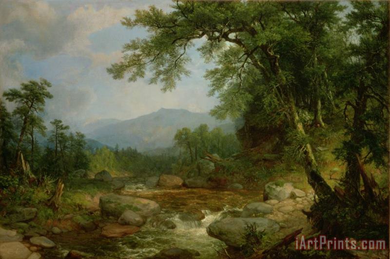 Monument Mountain - Berkshires painting - Asher Brown Durand Monument Mountain - Berkshires Art Print