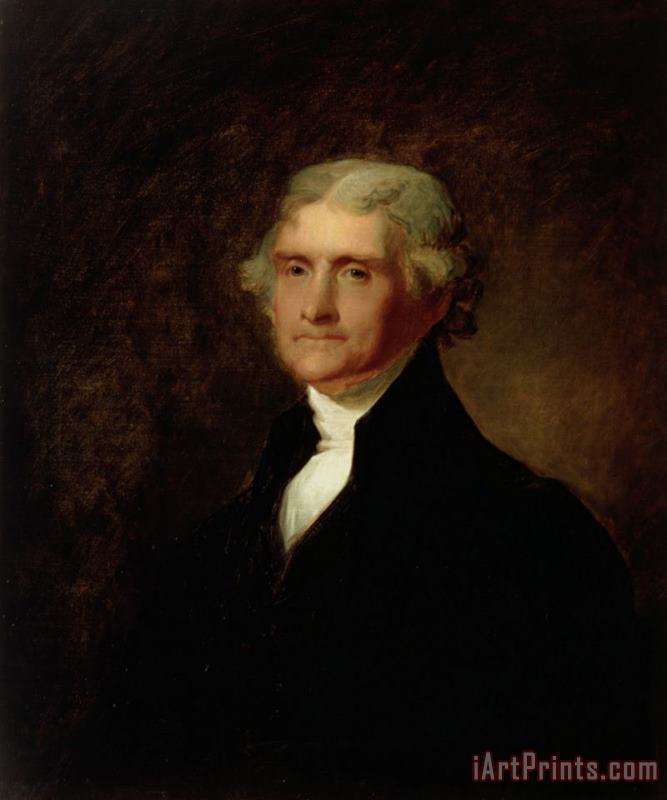 Asher Brown Durand Portrait of Thomas Jefferson Art Painting