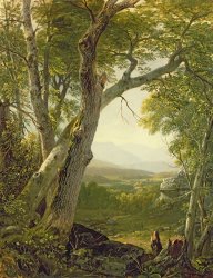 Asher Brown Durand Shandaken Ridge - Kingston painting