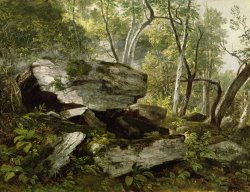 Asher Brown Durand Study from Nature - Rocks and Trees painting