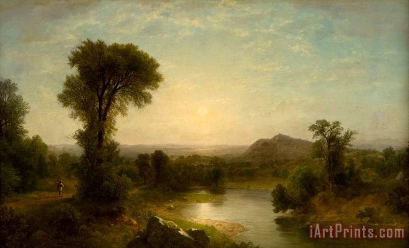 The Catskill Valley painting - Asher Brown Durand The Catskill Valley Art Print