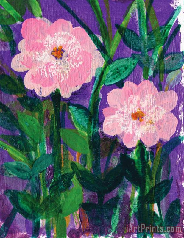 Ashleigh Dyan Moore Friendship in Flowers Art Print