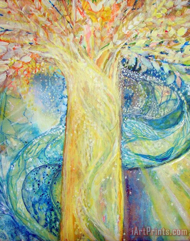 Ashleigh Dyan Moore Tree of Light Art Painting