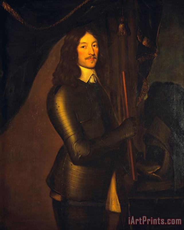 Attributed to Willem Van Honthorst James Graham, 1st Marquess of Montrose, 1612 Art Painting
