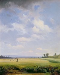 August Albert Zimmermann Haymaking