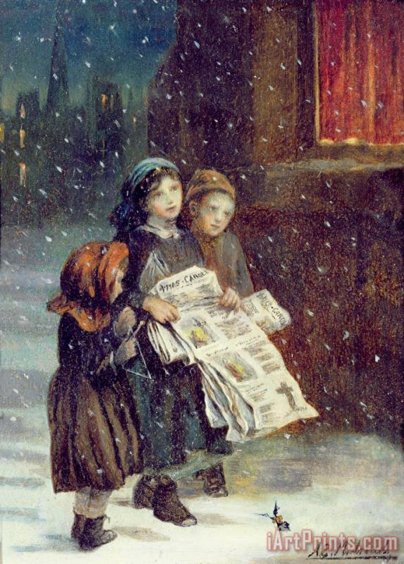 Augustus Edward Mulready Carols for Sale Art Print