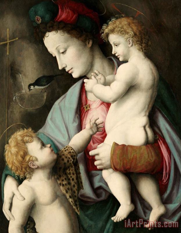 Bacchiacca Madonna And Child with St. John Art Print