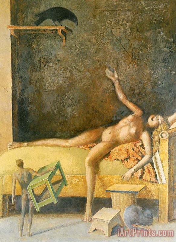Balthasar Klossowski De Rola Balthus Great Composition with Corbel Art Painting
