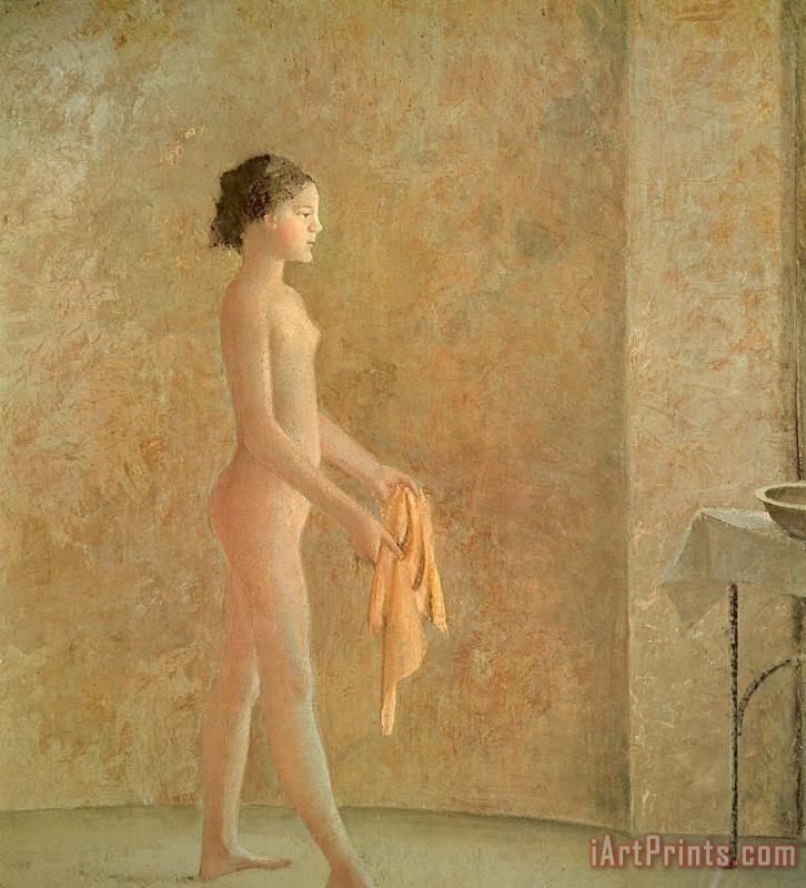 Nude in Profile painting - Balthasar Klossowski De Rola Balthus Nude in Profile Art Print