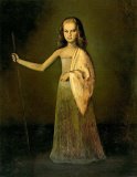 Contemporary Age Paintings and Prints - Princess Maria Volkonsky at The Age of Twelve 1945 by Balthasar Klossowski De Rola Balthus