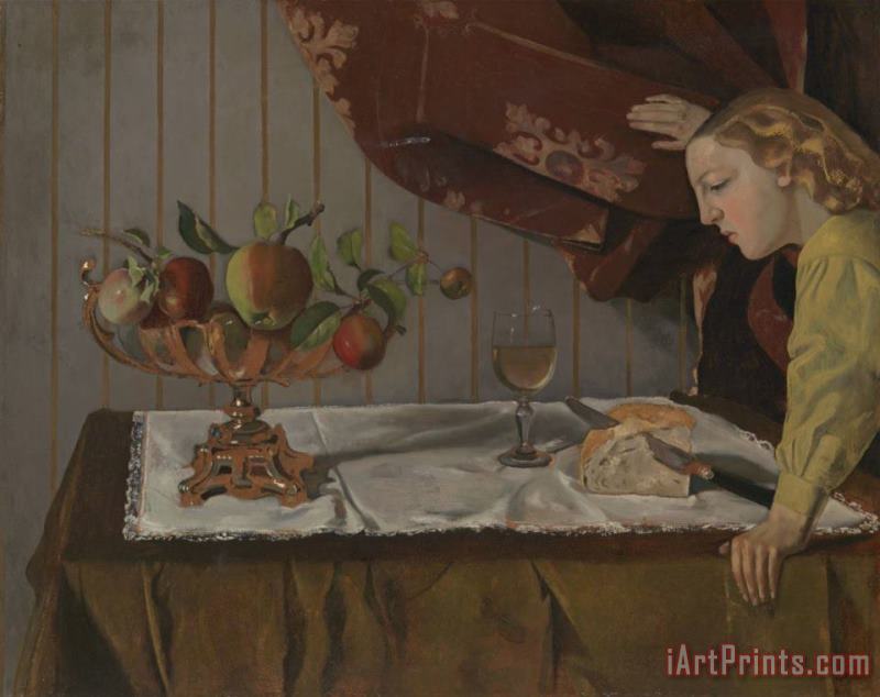 Balthasar Klossowski De Rola Balthus Still Life with a Figure 1940 Art Painting