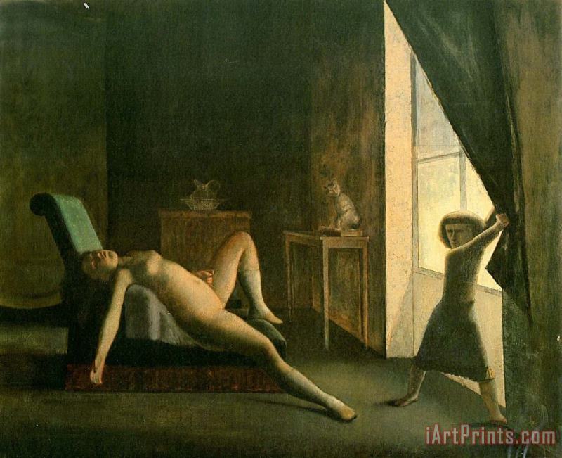 The Room painting - Balthasar Klossowski De Rola Balthus The Room Art Print