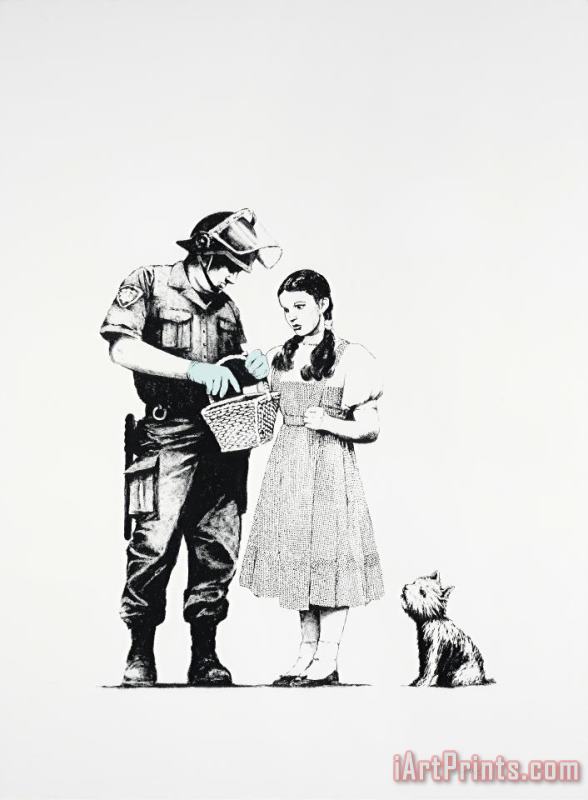 Stop And Search, 2007 painting - Banksy Stop And Search, 2007 Art Print