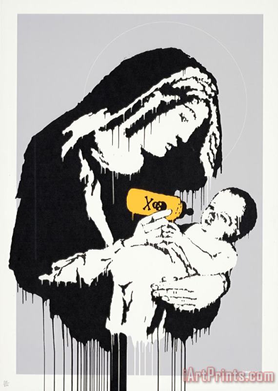 Toxic Mary, 2003 painting - Banksy Toxic Mary, 2003 Art Print