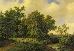 Barend Cornelis Koekkoek Landscape painting