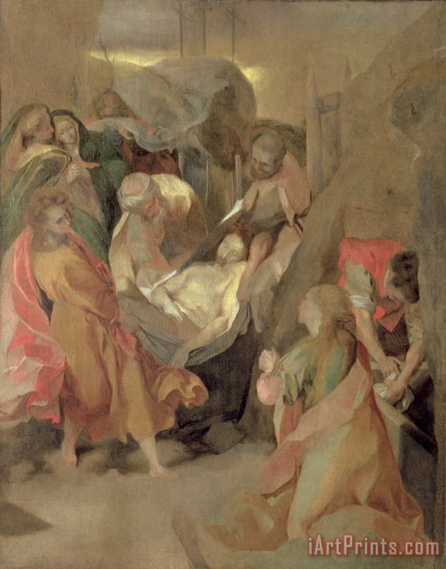 Barocci The Entombment Of Christ Art Print