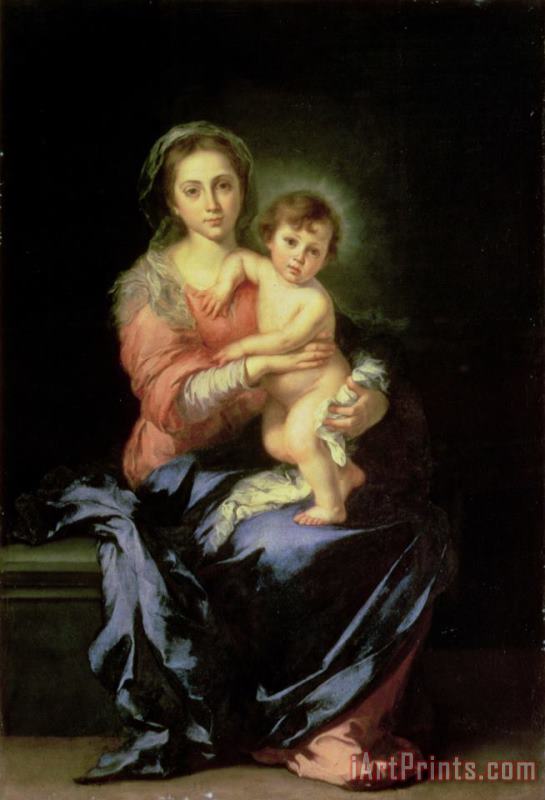 Bartolome Esteban Murillo Madonna And Child Art Painting