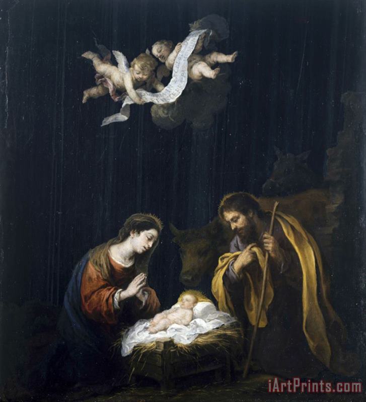 Bartolome Esteban Murillo The Nativity Art Print