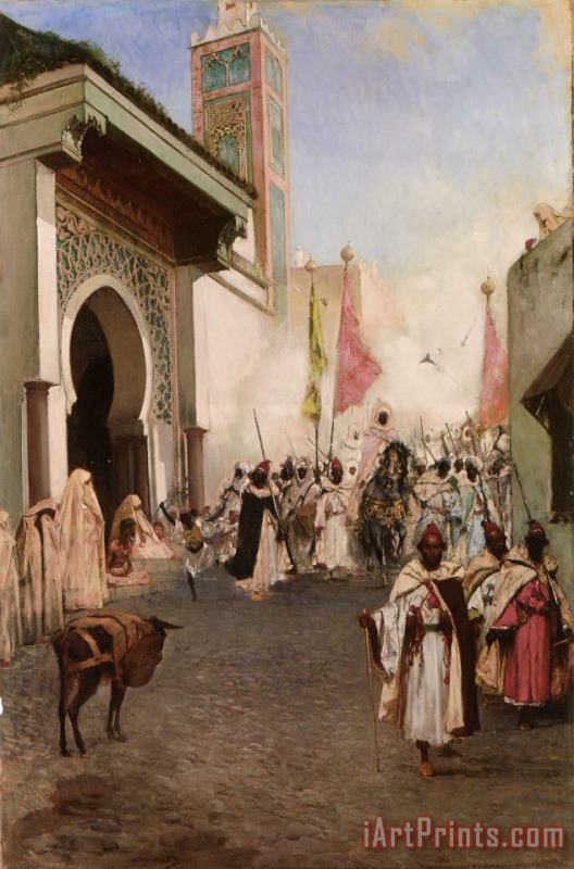 Benjamin Jean Joseph Constant Entrance of Mohammed II Into Constantinople Art Painting