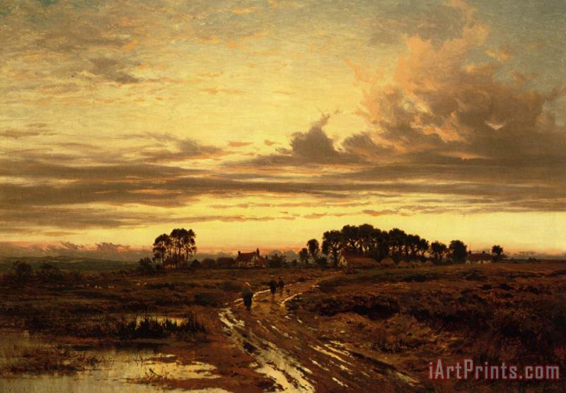 Benjamin Williams Leader Stonehill Common Art Painting