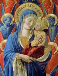 Benozzo di Lese di Sandro Gozzoli Virgin and Child with Angels painting
