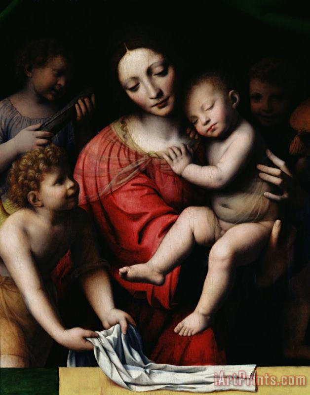 The Sleeping Christ painting - Bernardino Luini The Sleeping Christ Art Print