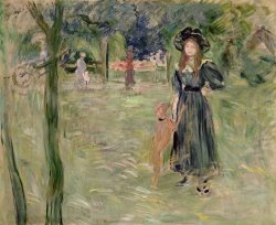 Berthe Morisot Bois de Boulogne painting