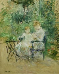 Berthe Morisot In the Garden painting